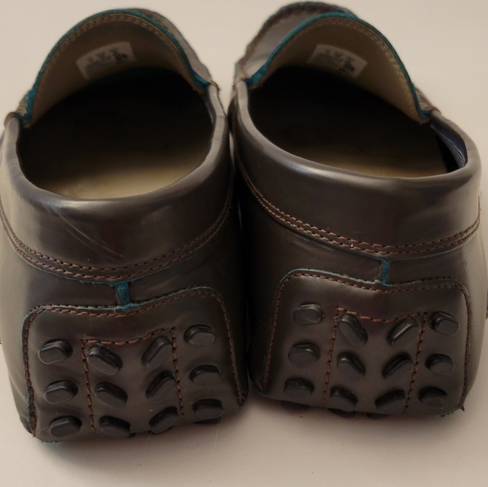 Izod Men's size 12 leather pre-owed - Picture 3 of 16
